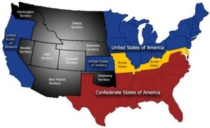 Ucronía y Estados Confederados de América. CSA. Confederate State of America.